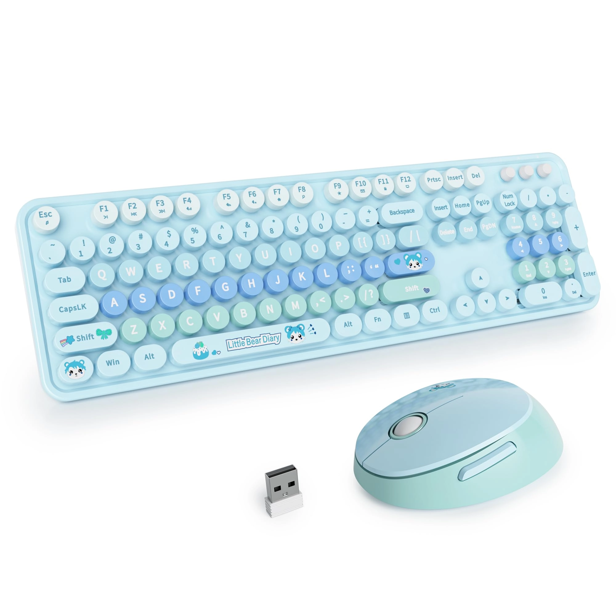 Wireless Keyboard & Mouse Set - US Wireless