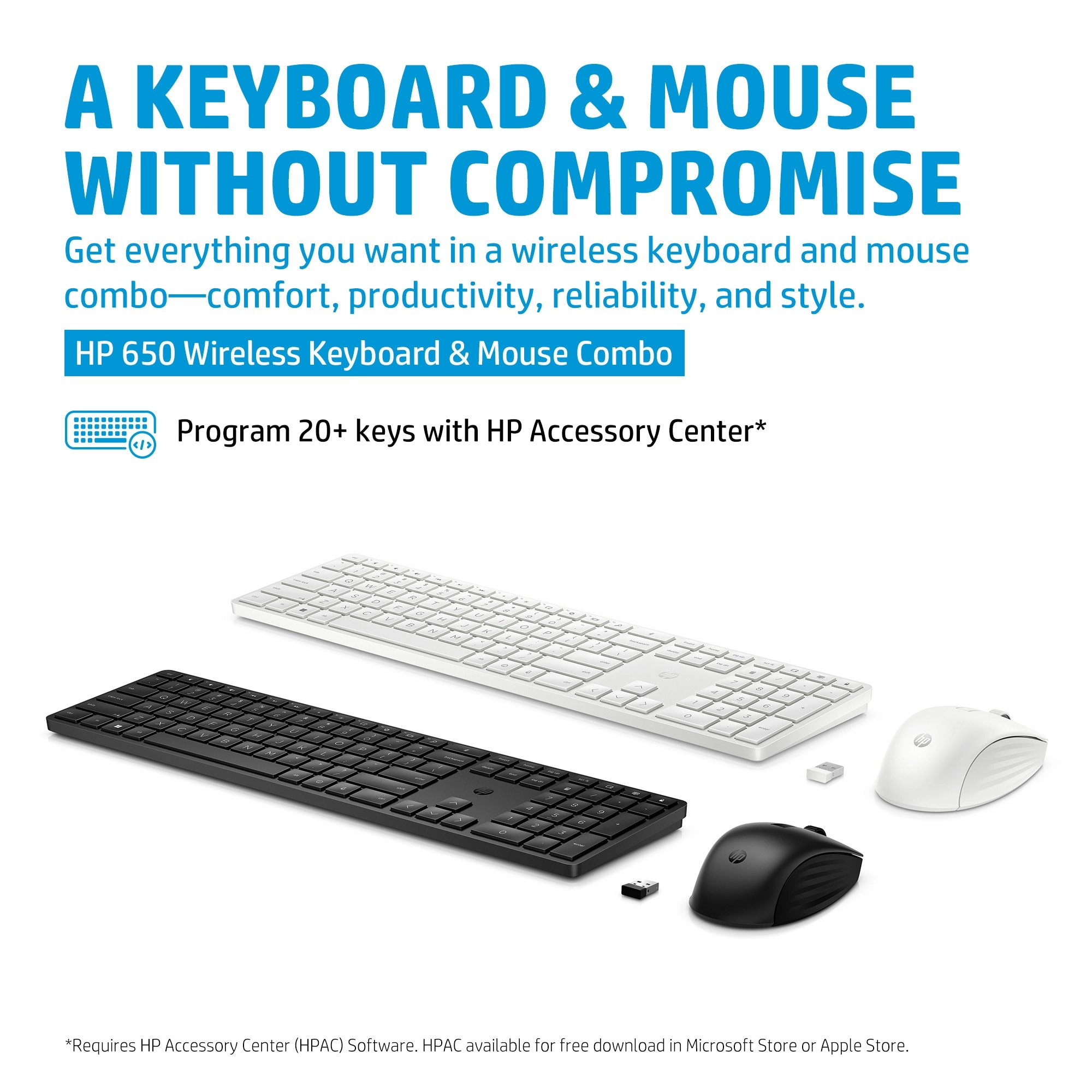 650 Wireless Keyboard And Mouse Combo - AR/EN Wireless