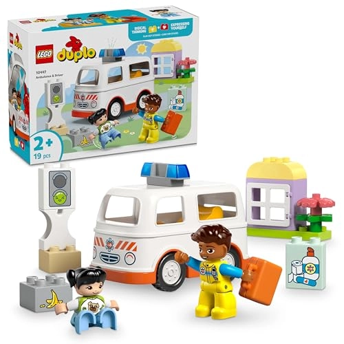 Ambulance & Driver Set (10447) - Educational Montessori Toy 24 months+ multicolor
