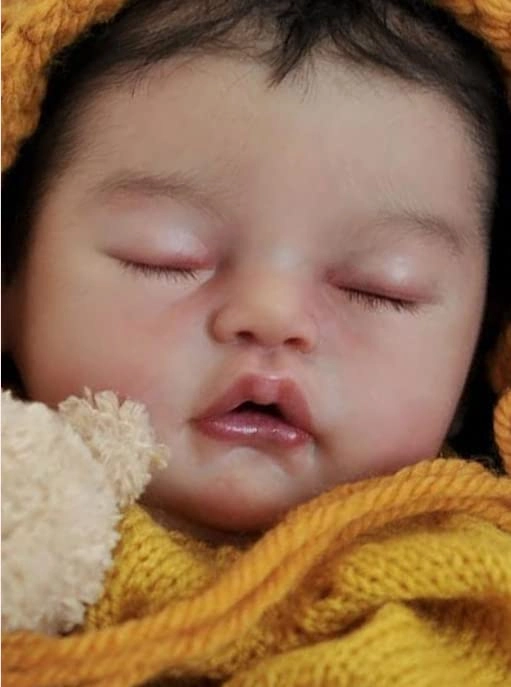 Vivia Sweet Sleeping Baby Kit - 19" Vinyl Soft Neutral