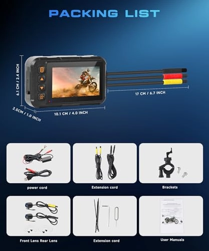 Dual Channel Dash Cam - 1080p