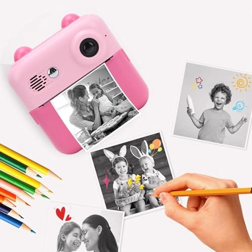 Instant Print Camera - 50MP 2.4In 1080P