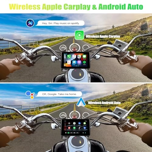 Motorcycle CarPlay Screen - 5 Inches