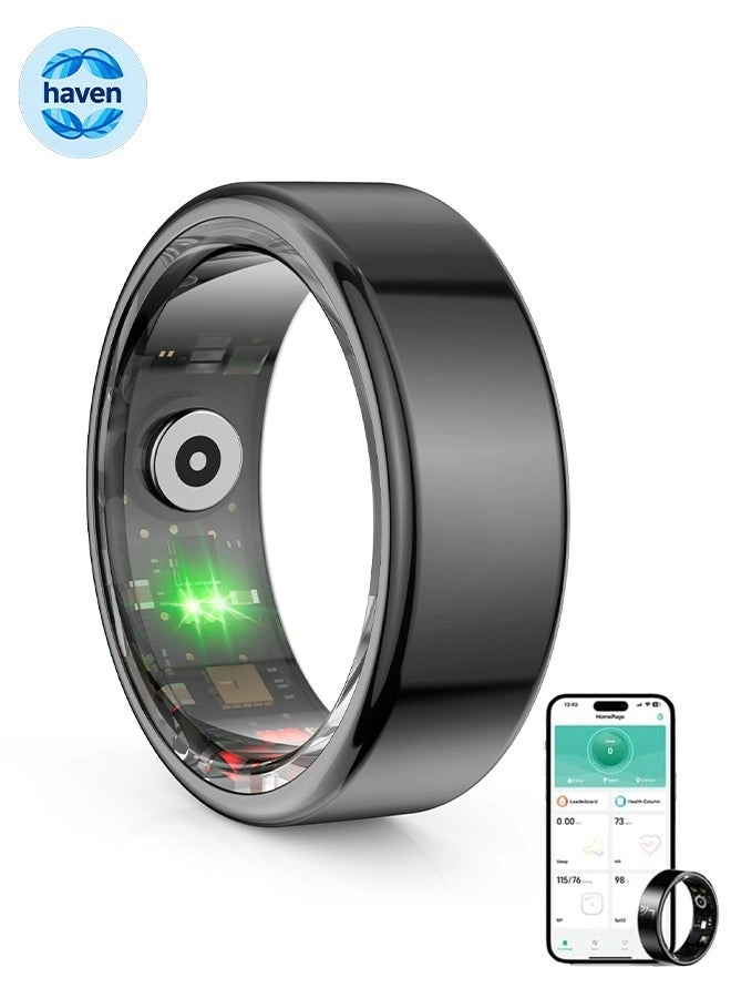 HAVEN Smart Ring Fitness Tracker - Size 10 Black