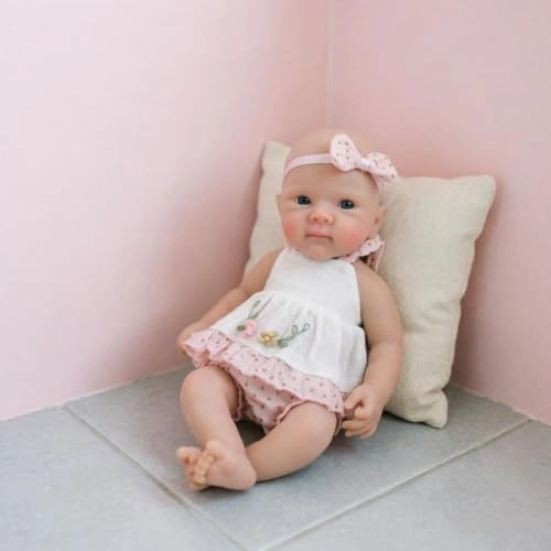 Reborn Baby Doll - 8 Inch Silicone Girl Ages 3+