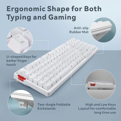 Mechanical Gaming Keyboard - 98 Keys Wired