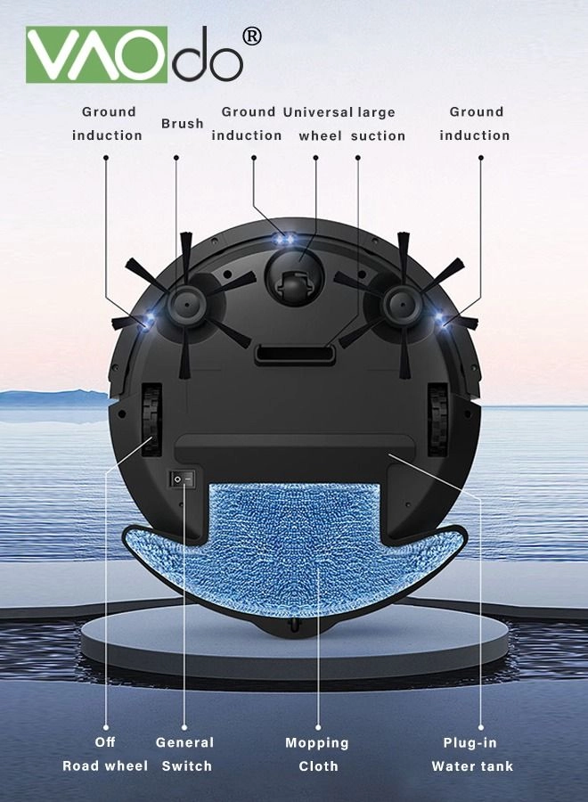 Robot Vacuum - With Mop Lidar Navigation