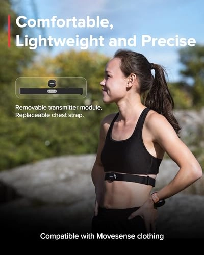 Smart Heart Rate Belt - black 500H