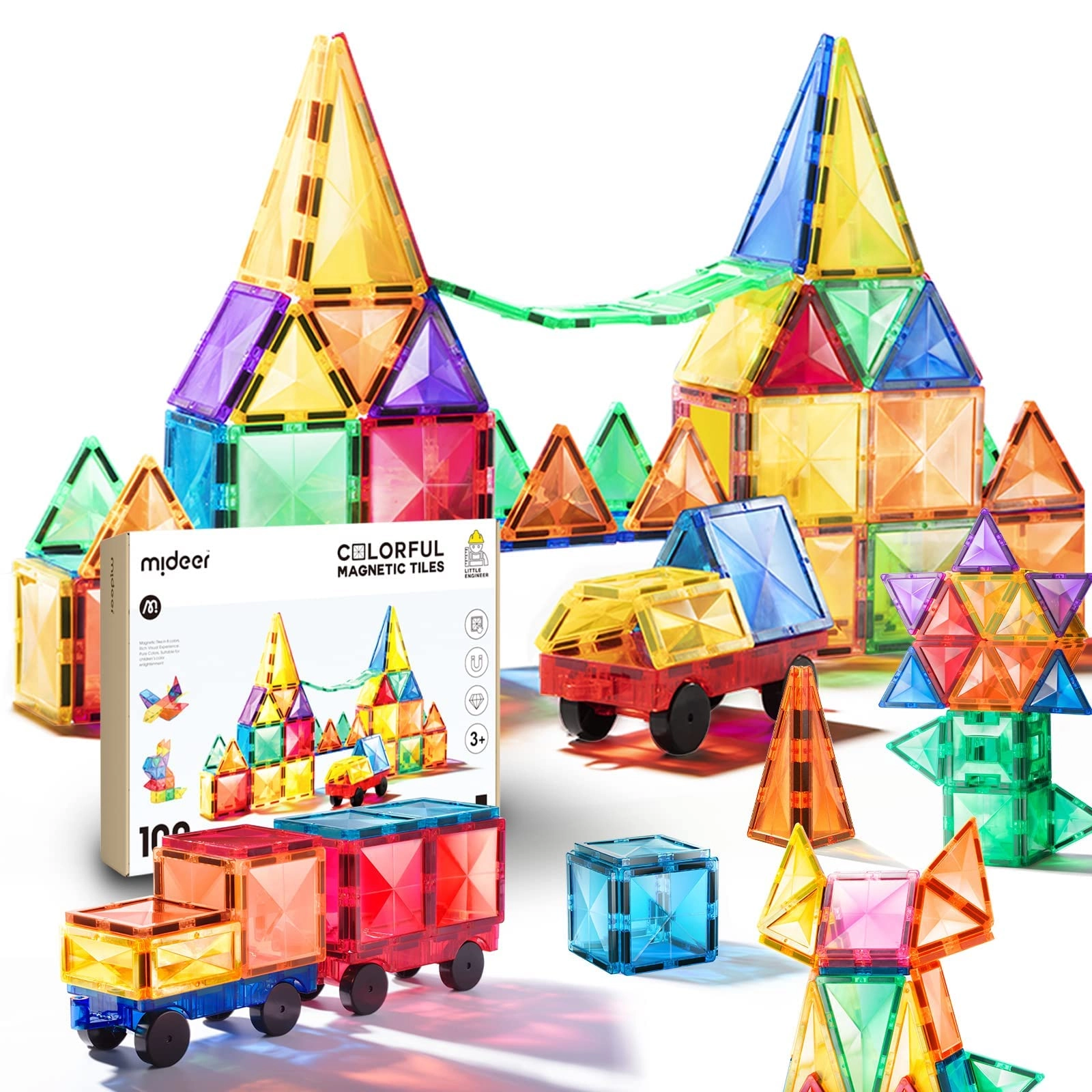 MAGENTIC TILES Magnetic Tiles - 100 pcs