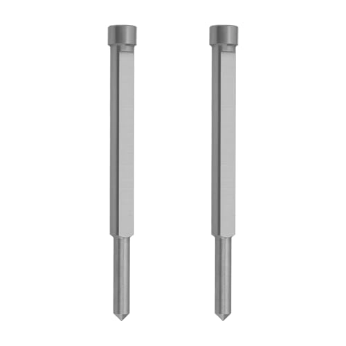 Centering Pin - 2pcs High Speed Steel 6.34x77mm