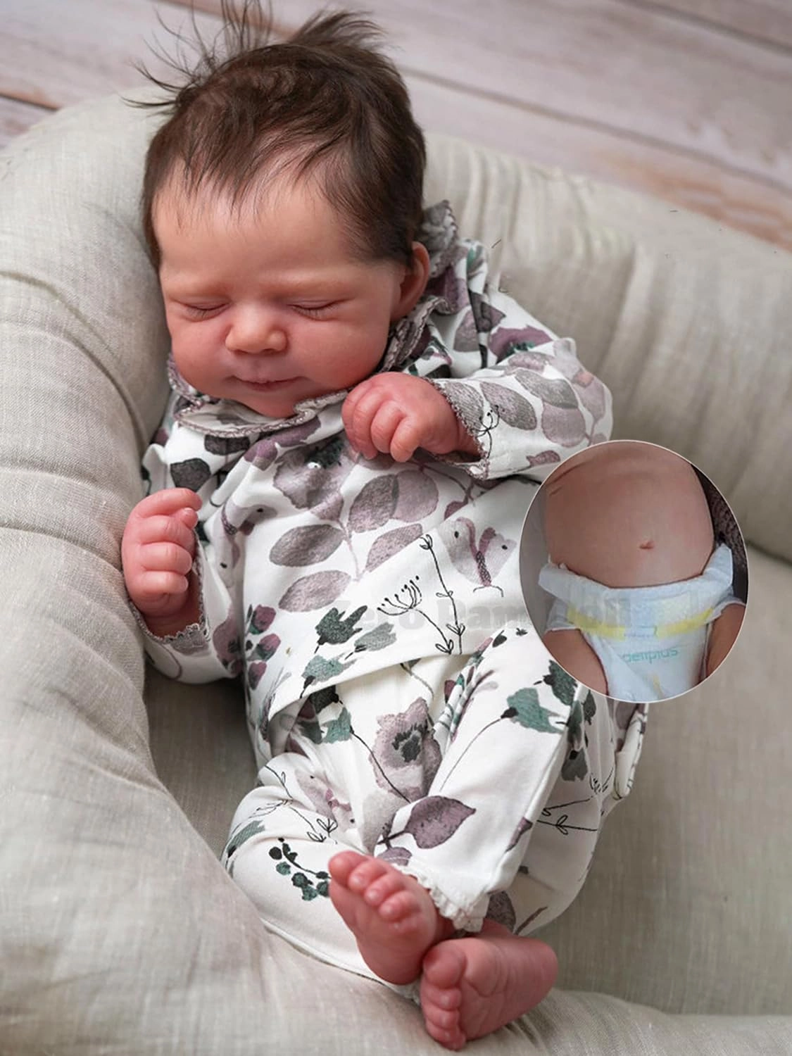 Zero Pam Reborn Baby Doll - 45CM Vinyl Ages 3+