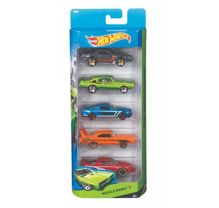 Hot Wheels Five-Car Set