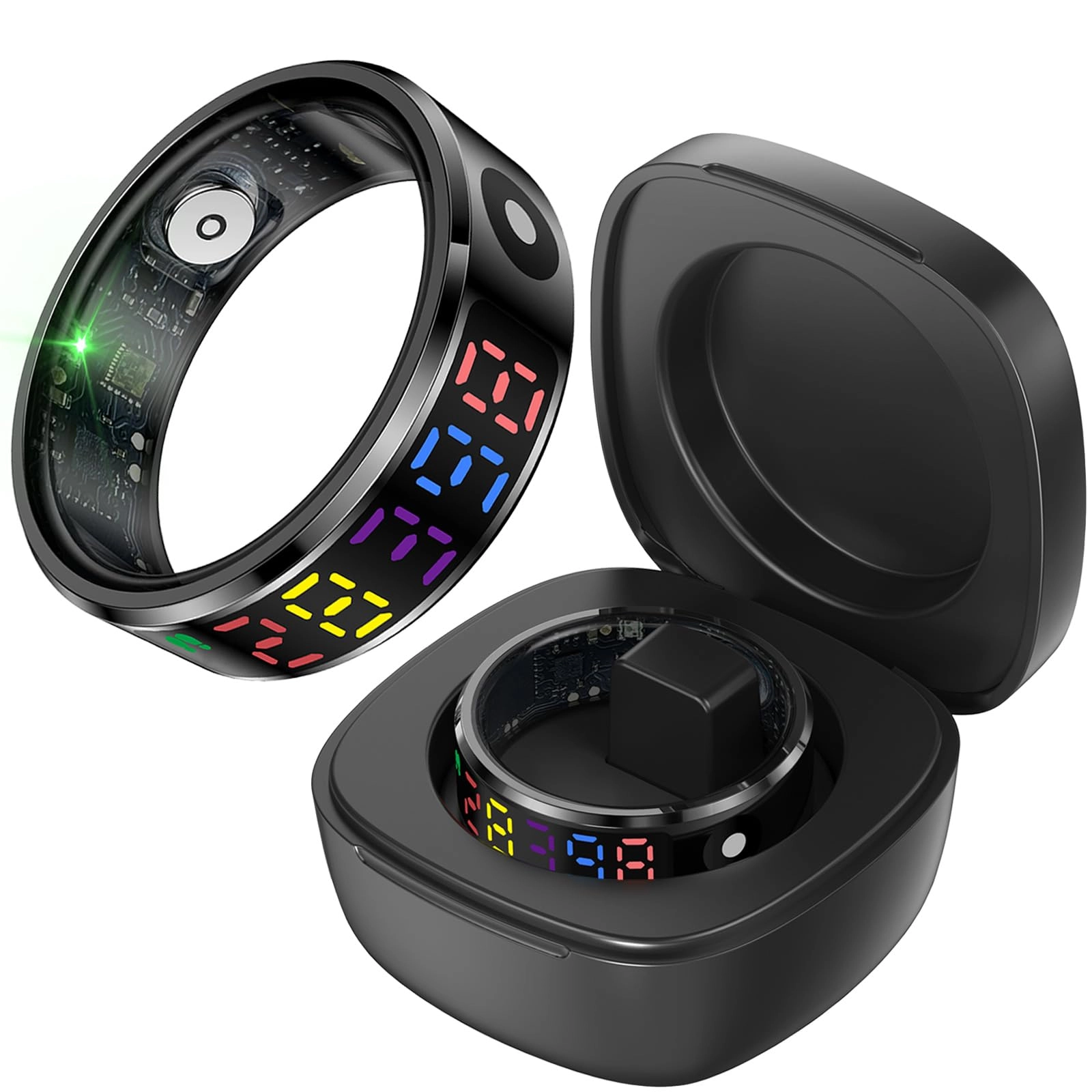 Smart Ring - Heart rate monitor Blood oxygen saturation Sleep Monitoring