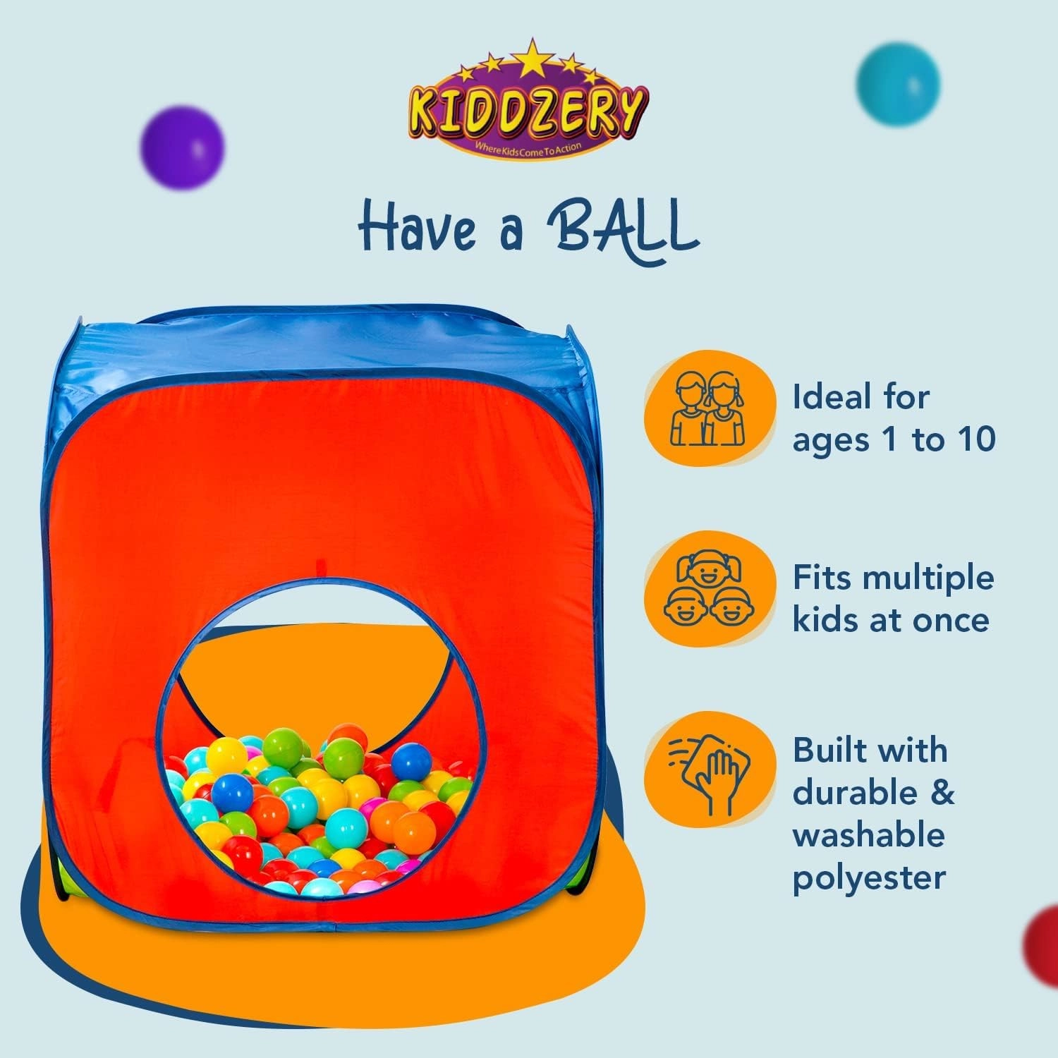 Tunnel and Ball Pit Play Tent
