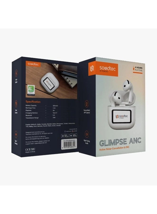 Soundtec TWS ANC+ENC Earphone With Touch Screen