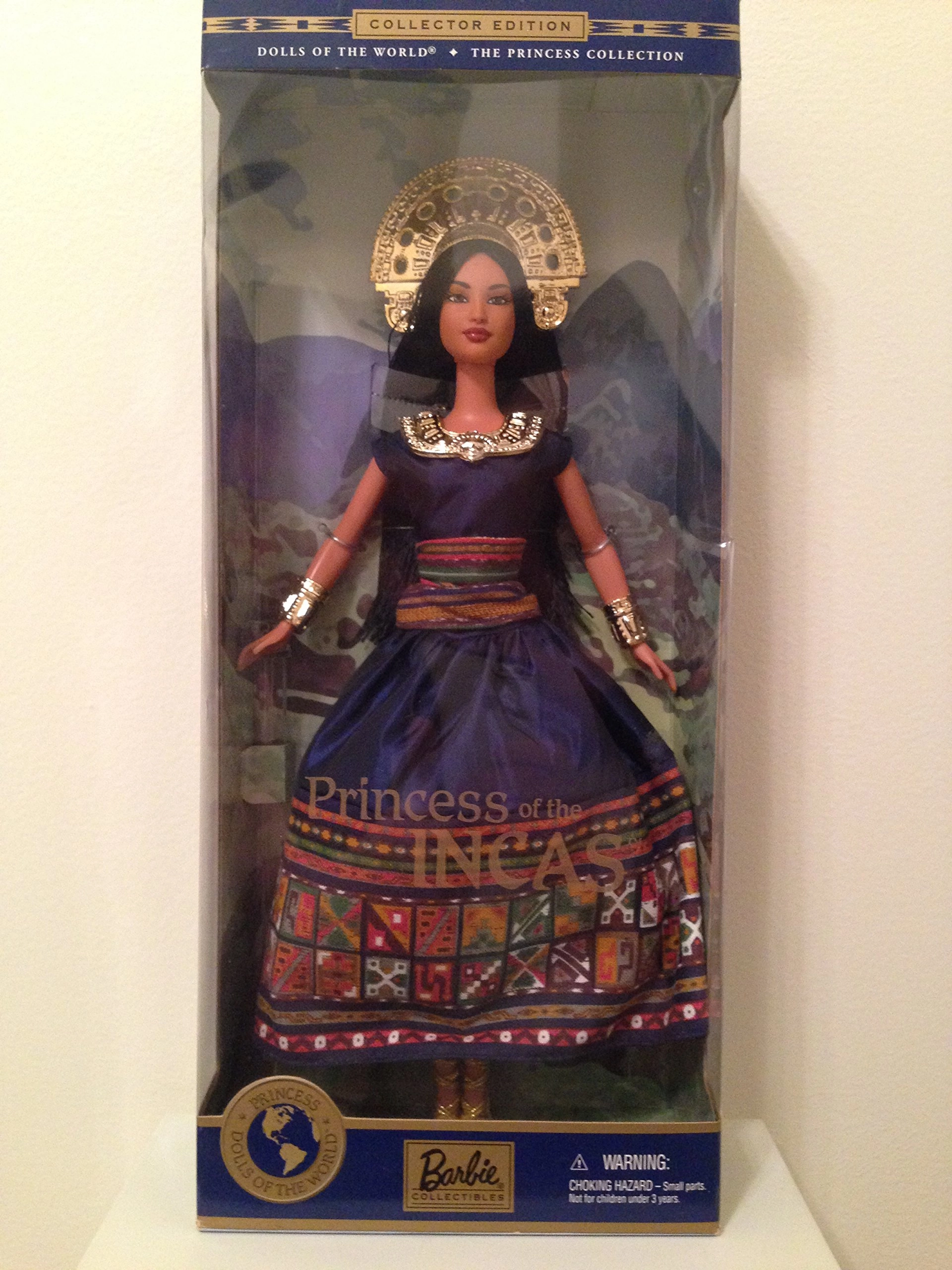 Mattel Barbie Princess of the Incas - Dolls of the World Doll Stand Ages 15+