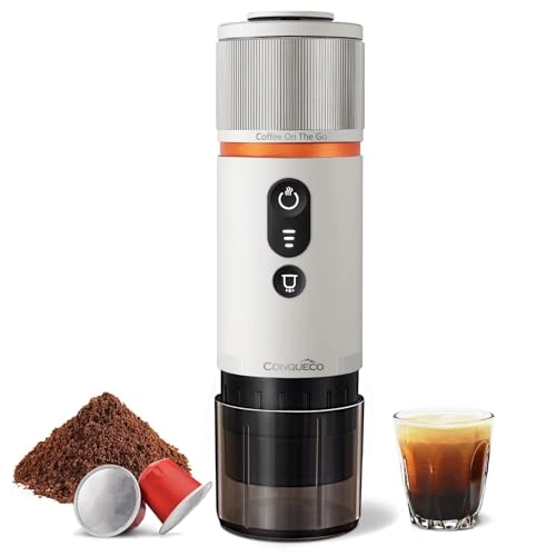 Portable Espresso Machine - 80 Milliliters Ground Coffee & NS Capsule Set