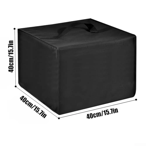 Coffee machine dust cover - 40x40x40cm Black
