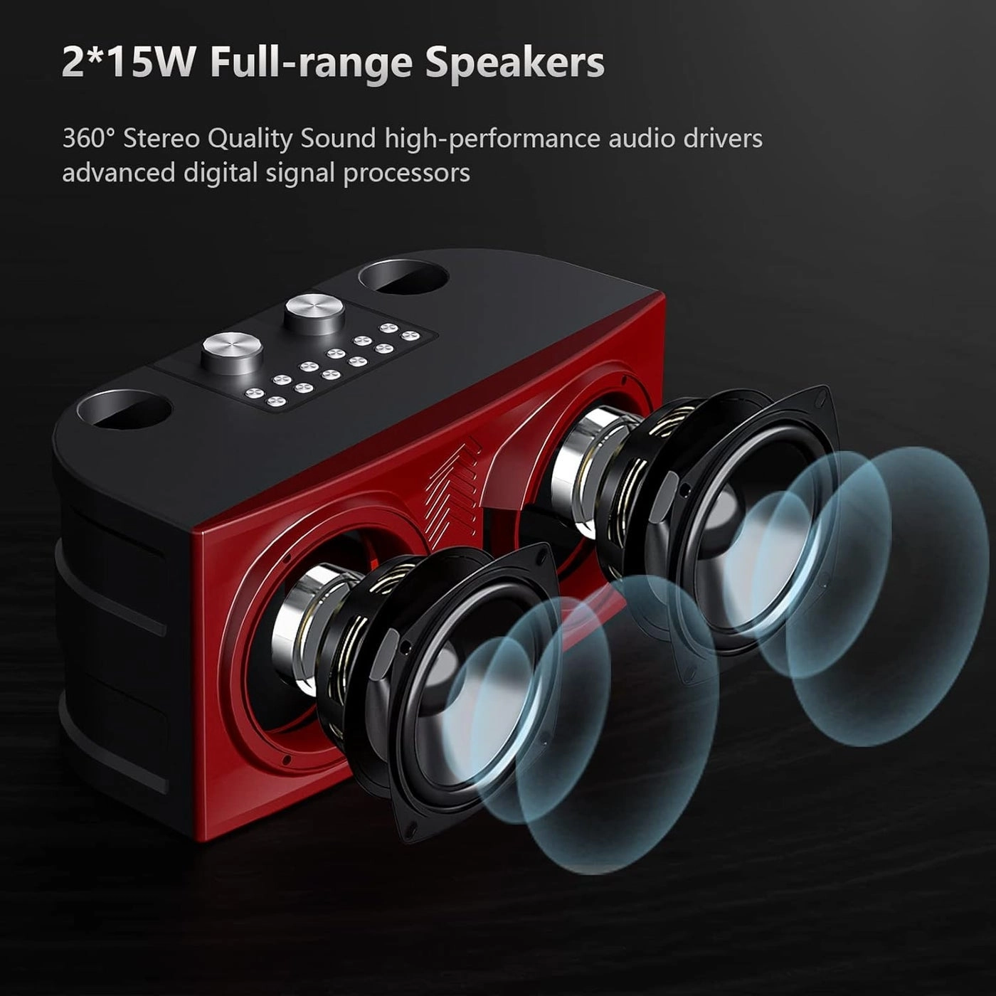 Portable karaoke speaker