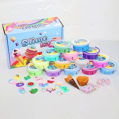 Fitto Soft Butter Slime Set - 4 - 6 years 15 pieces