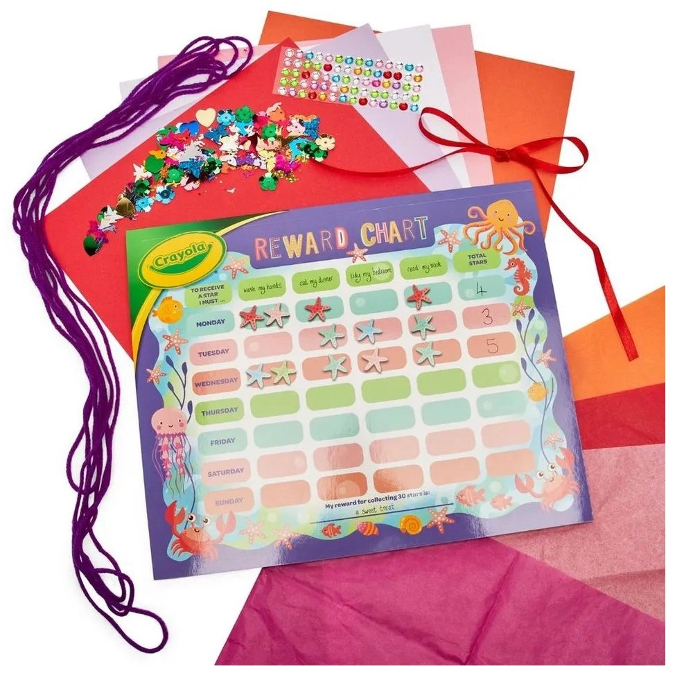 Crayola Reward Chart And Crafting Activity Kit