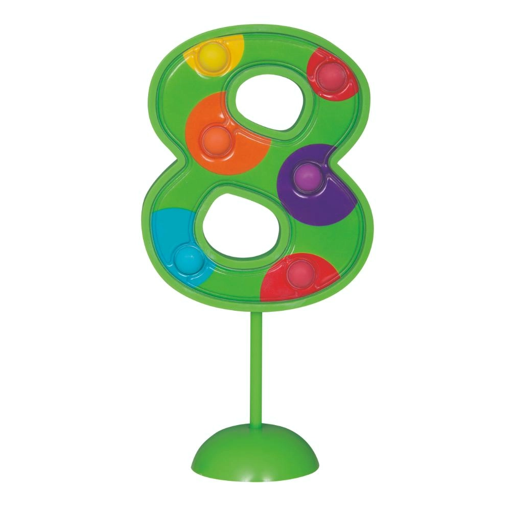 Party Zone Flashing Number Decoration Number 8 - 1pcs party