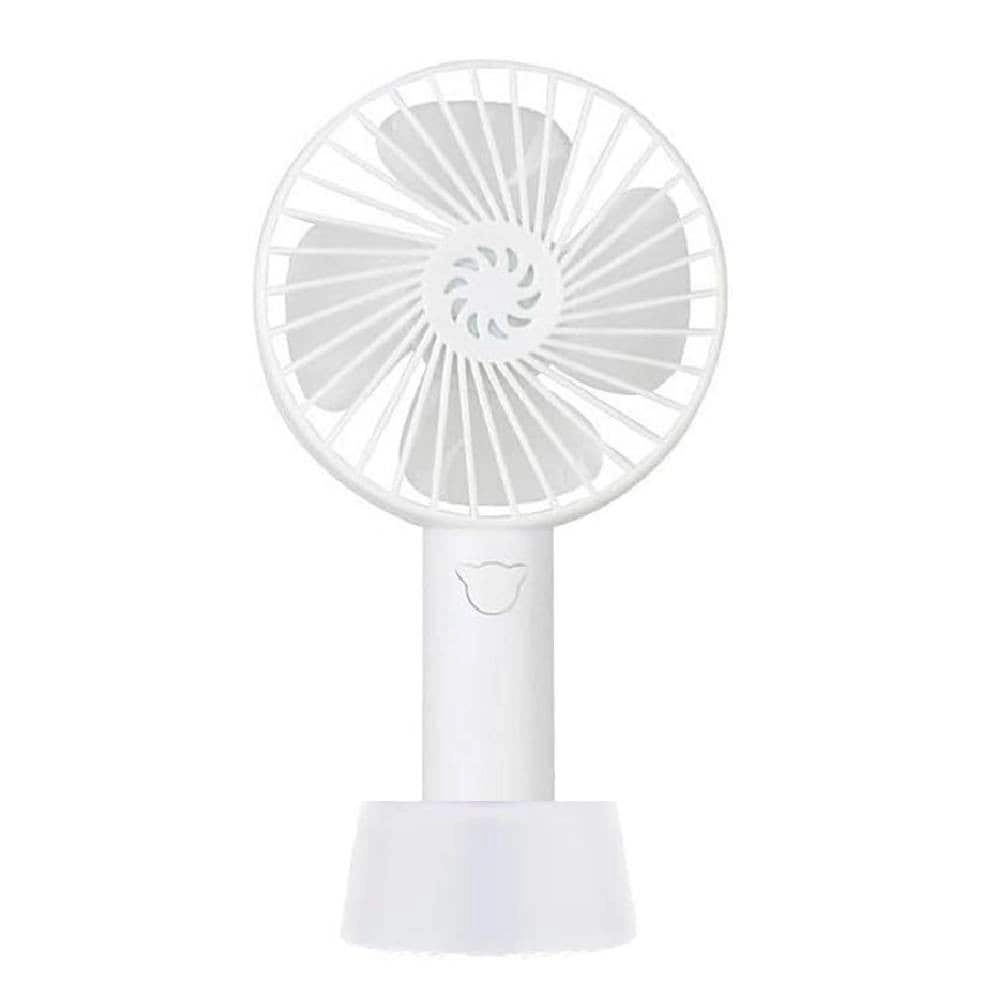 Akzun Trading Handheld Fan - 3 Speeds USB Rechargeable