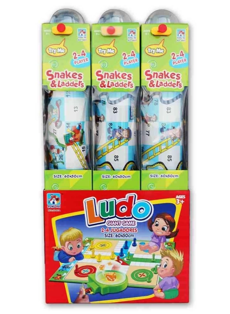 Snakes&Ladders - 2-4 Players Plastic