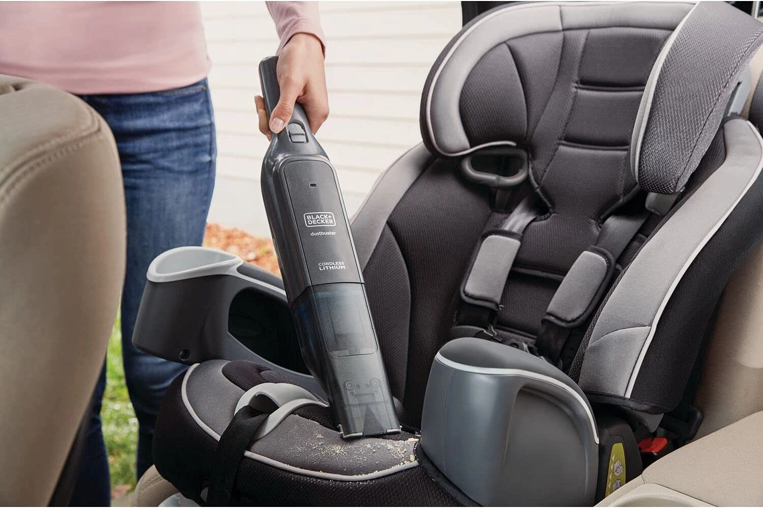 Pelican Handheld Vacuum - 12V 130 ml Dark Titanium