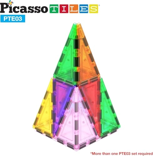 Magnetic Building Block Set - 12pcs