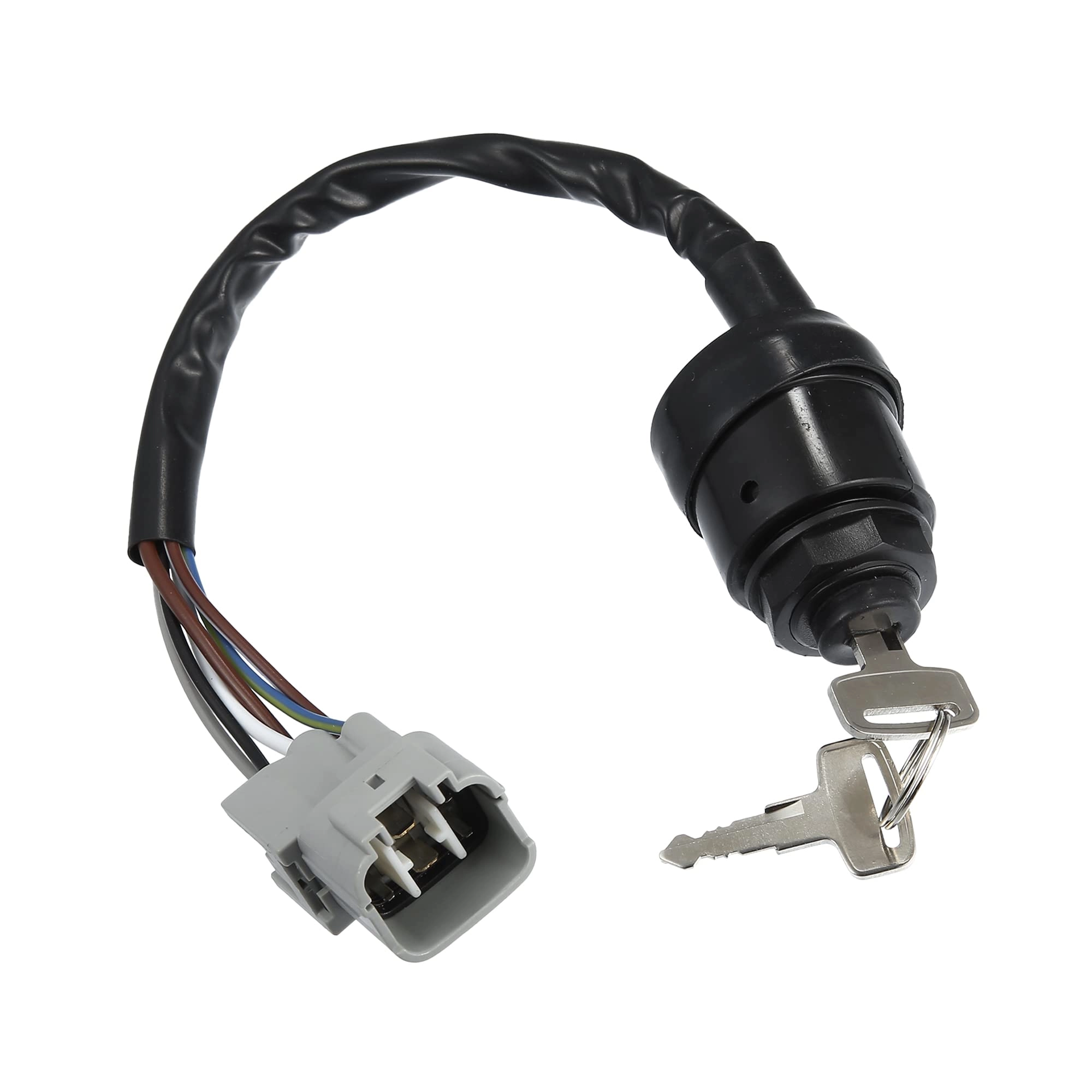 X AUTOHAUX Ignition Key Switch - Kawasaki KAF1000 KAF820 3-way