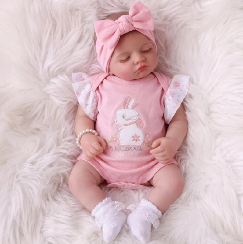 BABESIDE Rosalie Reborn Doll - 20 Inch Soft Cloth Body Ages 3+