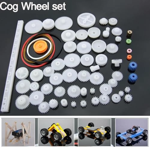 Gear Pulley Belt Crown Gear Set - 60 pcs