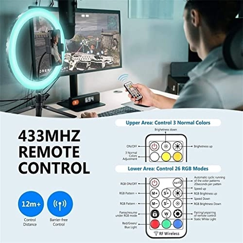 RGB Color Soft Ring Light - 26CM