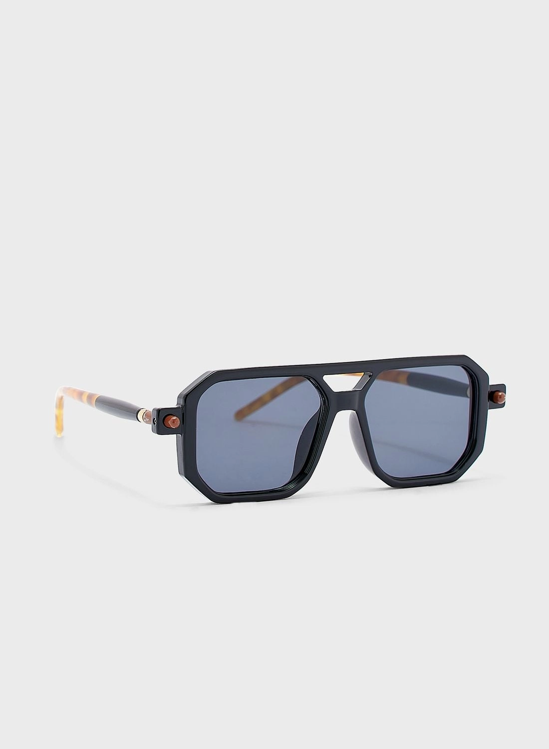 Seventy Five Retro Sunglasses - Black
