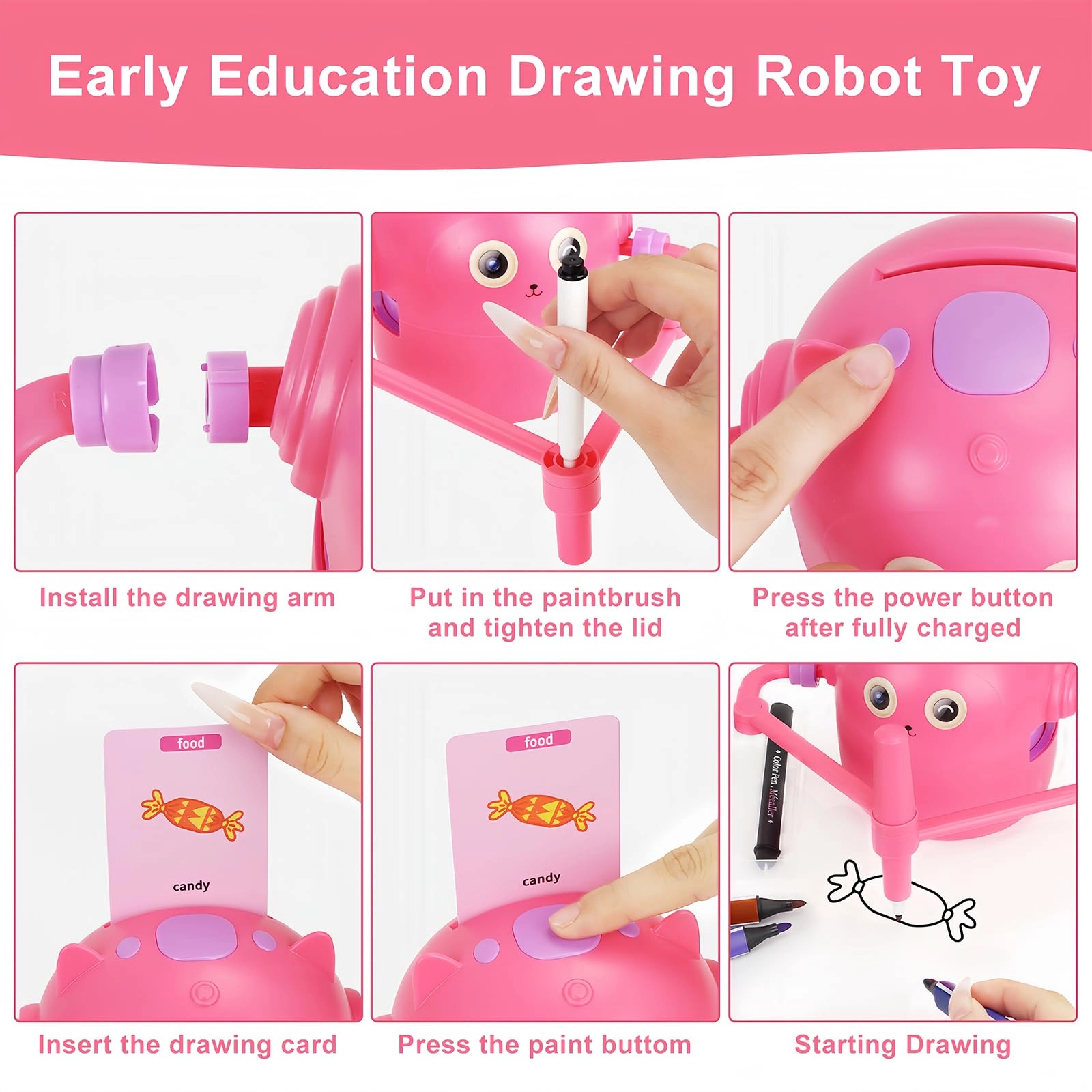 drawing robot - 3+ 1 pieces