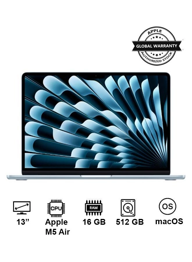 MacBook Air 2026 - 13.6'' M5 16GB Unified 512GB SSD