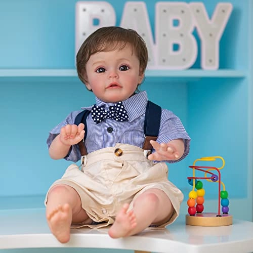 Sue-Sue Reborn Doll - 24 Inch Silicone Boy Blue Eyes