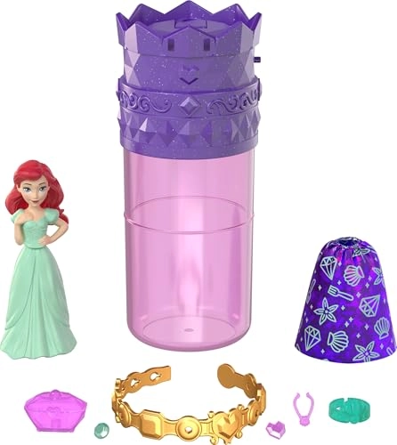 Disney Princess Royal Color Reveal - 3.5 inches Small Doll 6 Surprises Ages 3+