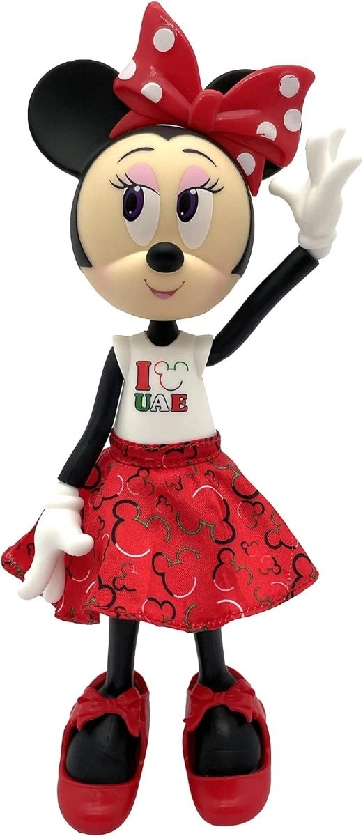 Disney Minnie Mouse Doll - Red I Love UAE printed Ages 3+