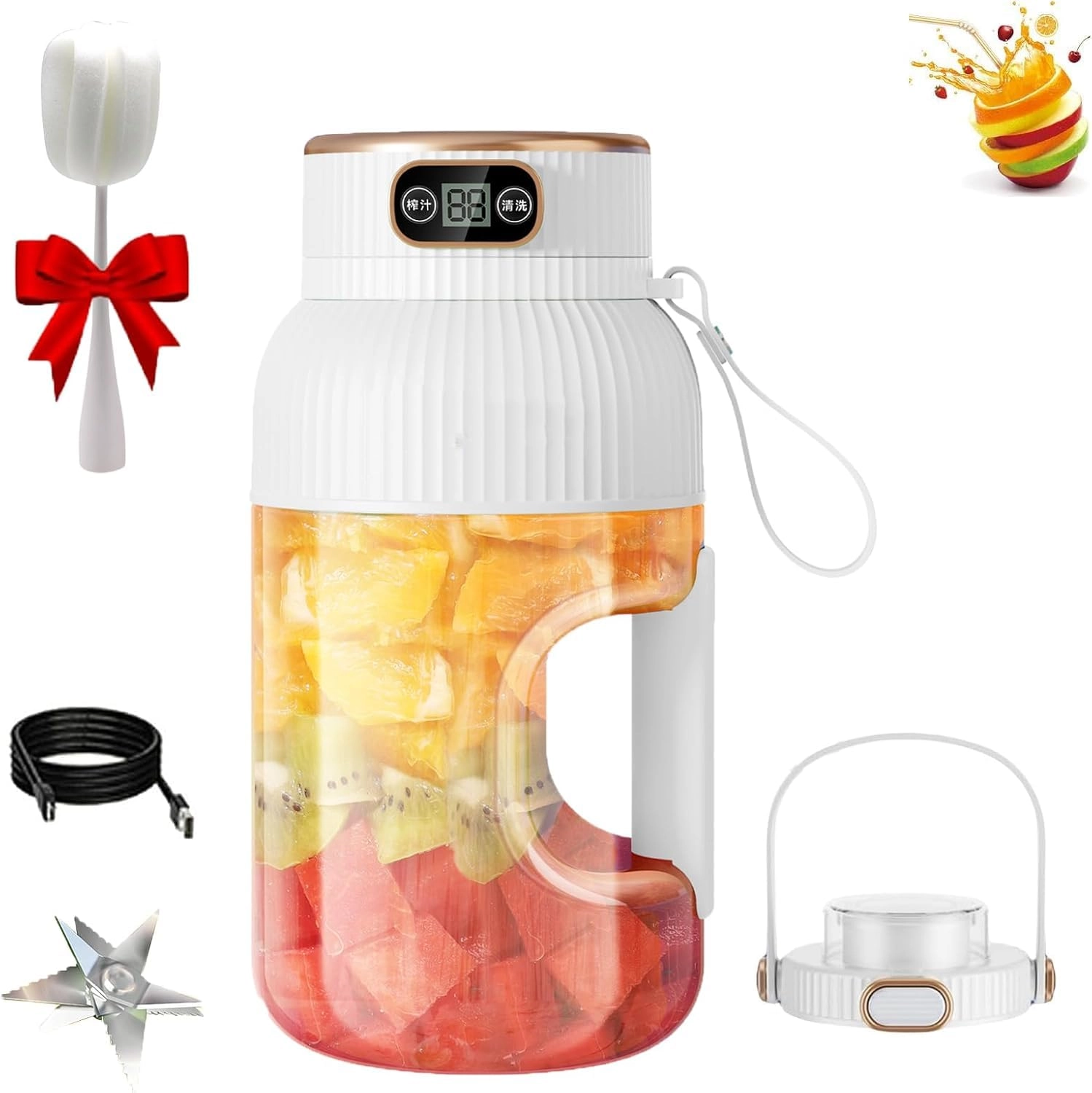 Portable Juicer Cup - 1200ml