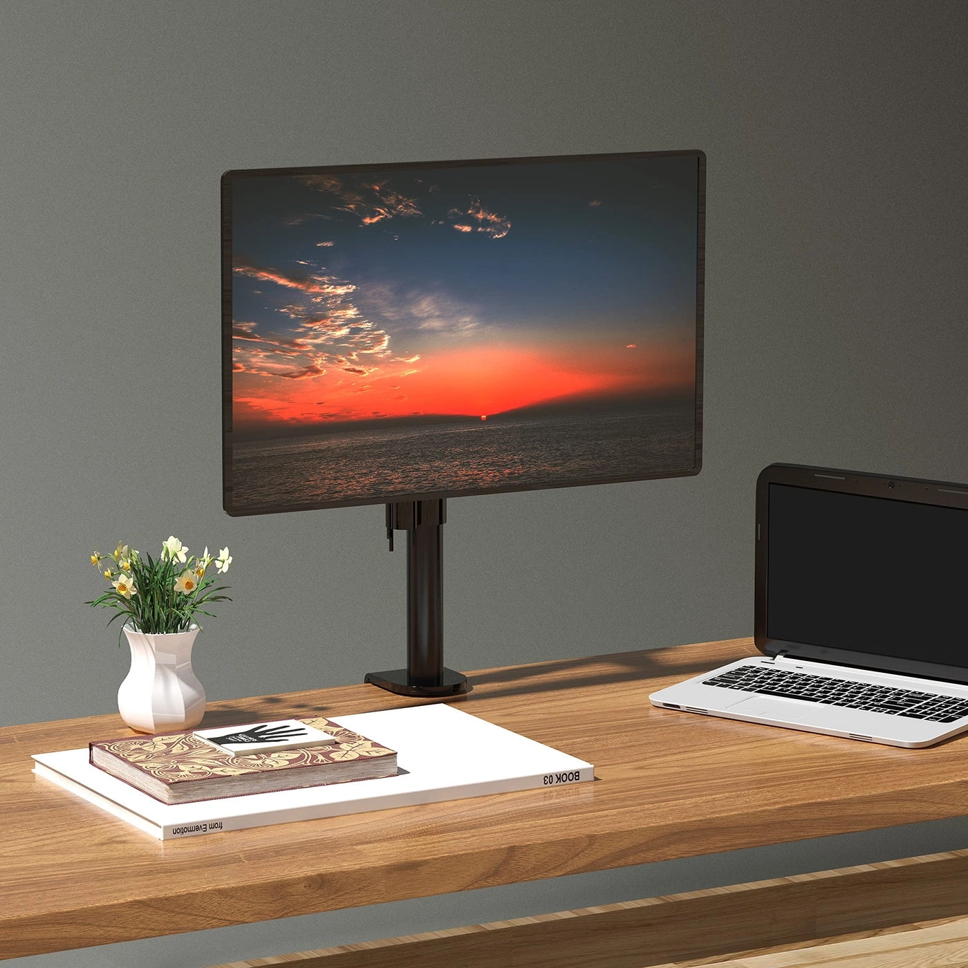 Single Monitor Mount - 17-34 inch 75 and 100mm