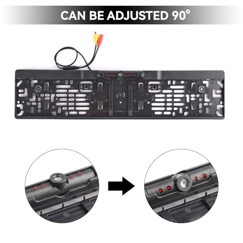 Reversing Camera Number Plate Holder - Night vision 928 x 520 pixels