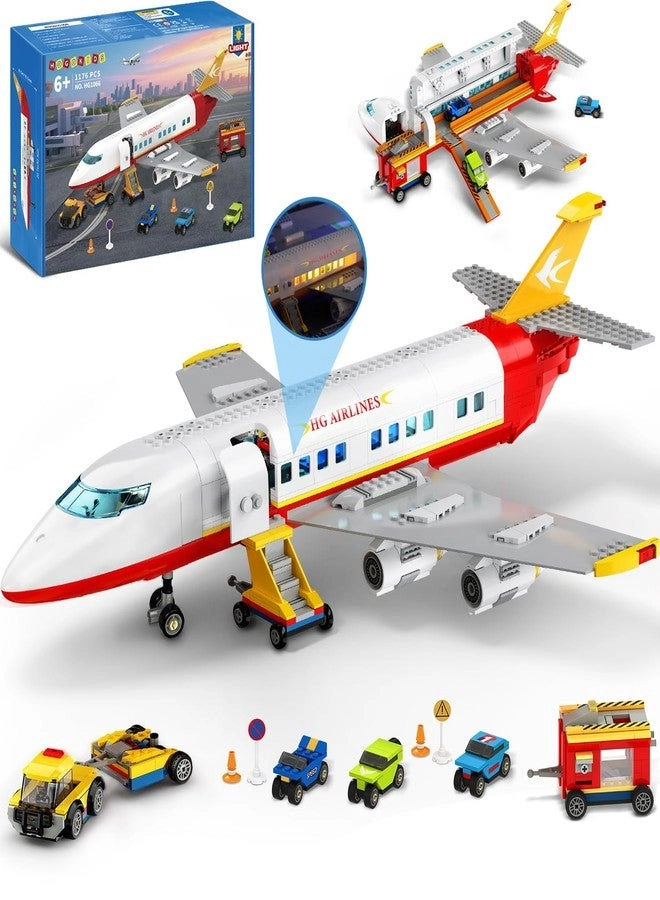 Hogokids 2 Style City Airplane - LED Light 3 Cars Set