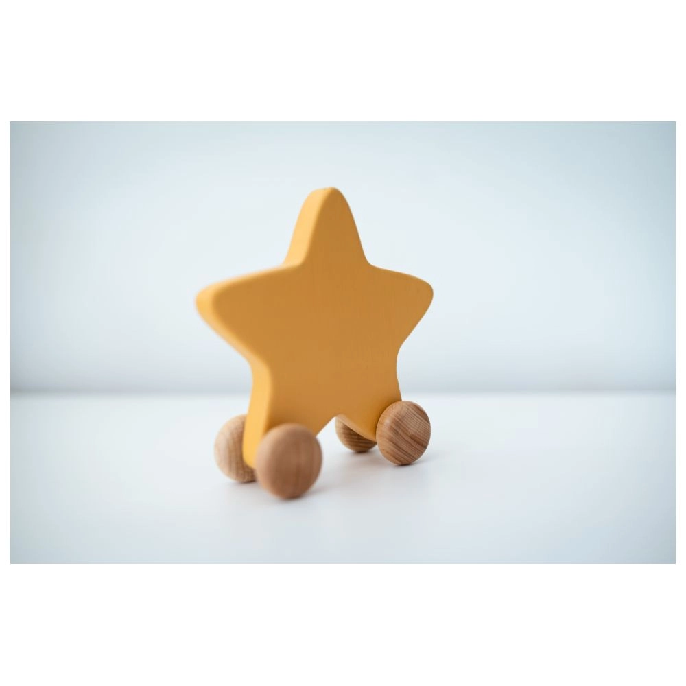 Wooden Star Sky Roller Toy - Suitable for 6 months & above