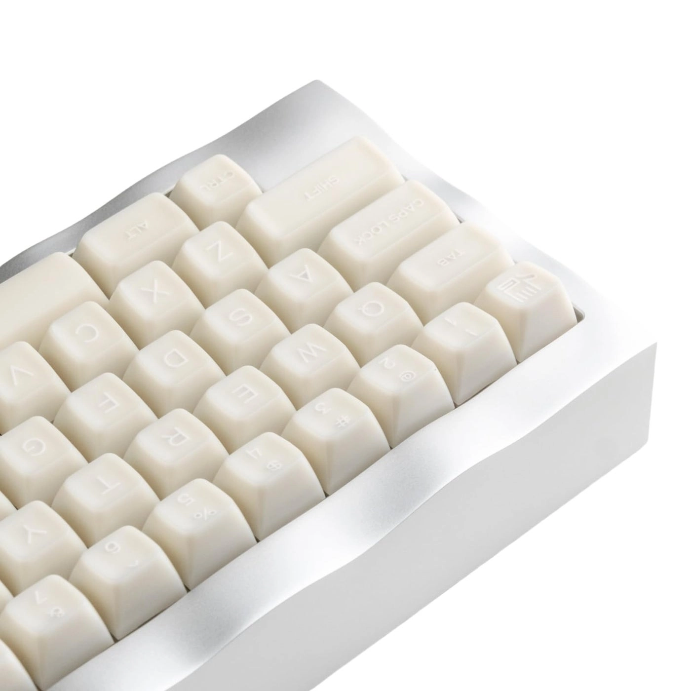 White Jade Keycaps - 160 Keys