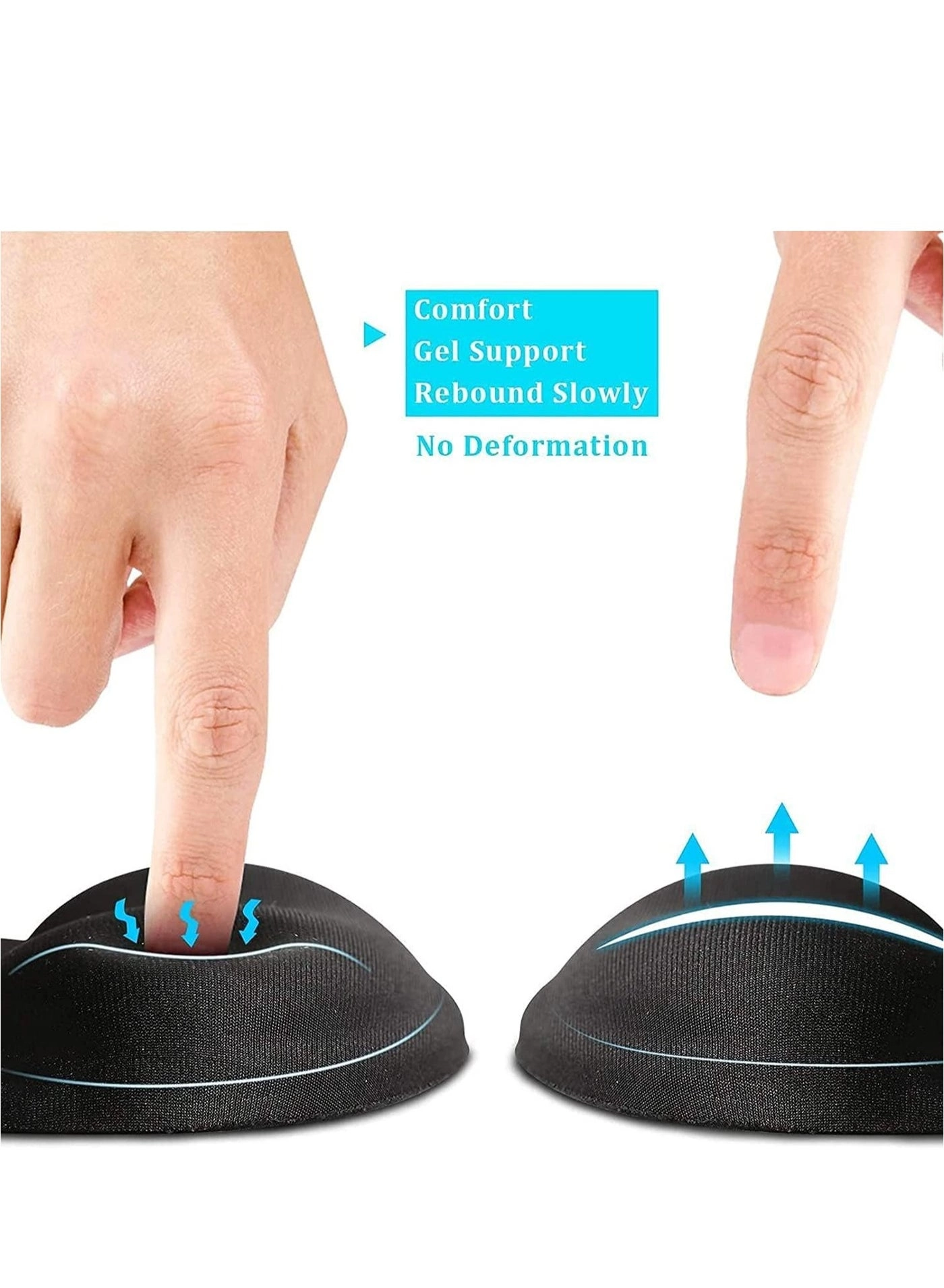 Gel Wrist Rest Ergonomic Mouse Pad