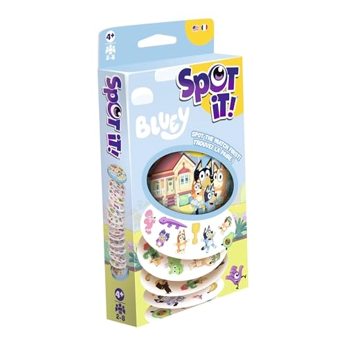 Spot It! Bluey - Card Game Tin Box Edition