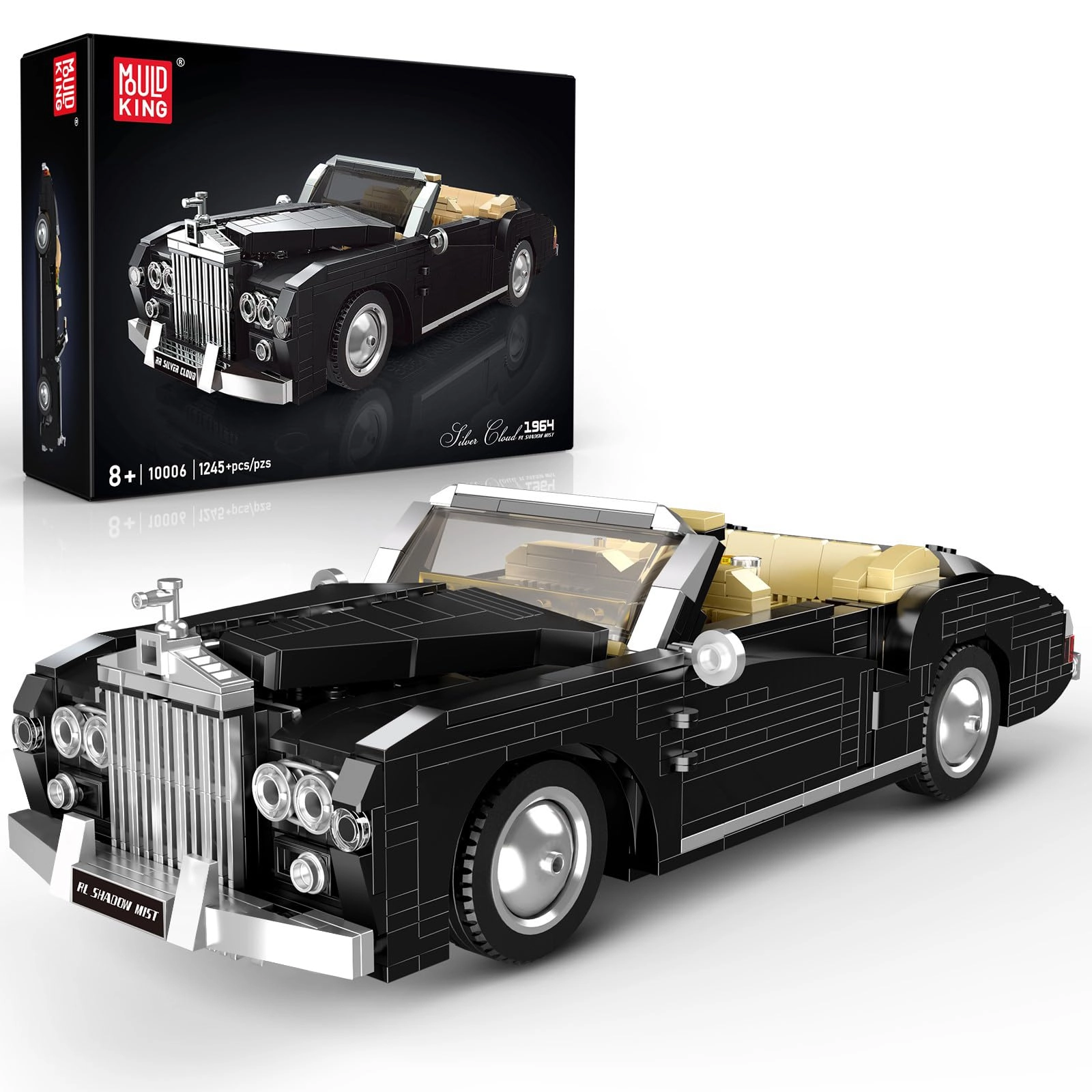 mould king Classic Convertible Car Building Set - 1096pcs