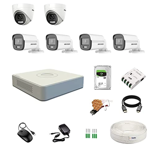 8CH DVR + 2MP Dome Camera + Bullet Camera + 1TB HDD + Coaxial Cable + 8Ch SMPS